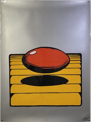 Lot 451 - MARTIN SHARP - FLOAT - ACETATE POSTER PRINT.