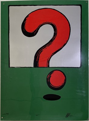 Lot 452 - MARTIN SHARP - WOT! - ACETATE POSTER PRINT.