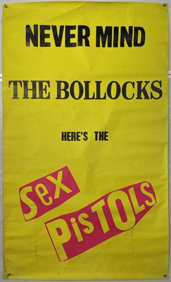 Lot 436 - THE SEX PISTOLS - NEVER MIND THE BOLLOCKS ORIGINAL BILLBOARD POSTER.