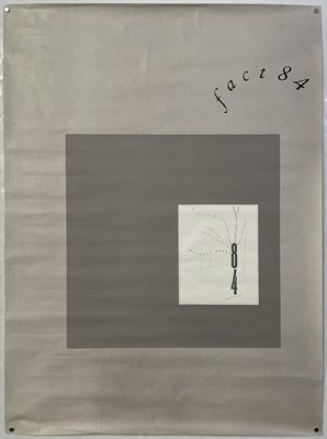 Lot 416 - FACTORY RECORDS - DURUTTI COLUMN - FAC84 POSTER.