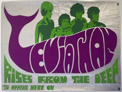 Lot 463 - BRITISH PSYCHEDELIA - LEVIATHAN - RARE CONCERT POSTER.