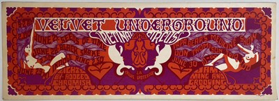 Lot 483 - THE VELVET UNDERGROUND - RETINAL CIRCUS POSTCARD.