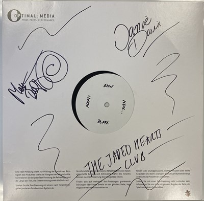 Lot 58 - THE JADED HEARTS CLUB - LIVE THE THE 100 CLUB LP (SIGNED 2020 WHITE LABEL TEST PRESSING)