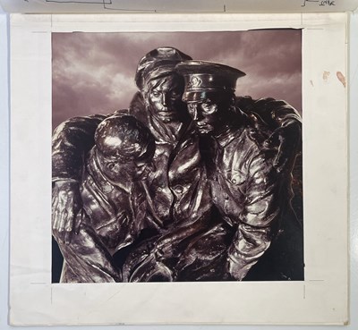 Lot 415 - THE JAM - ORIGINAL ART BOARD WITH DESIGNS FOR 'SETTING SONS' LP COVER.