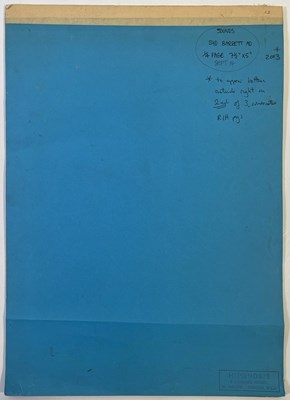 Lot 412 - PINK FLOYD - ORIGINAL HIPGNOSIS DESIGN BOARD FOR 'BARRETT' C 1970.