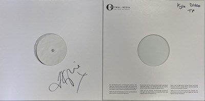 Lot 46 - KYLIE MINOGUE - DISCO LP (SIGNED WHITE LABEL TEST PRESSING)