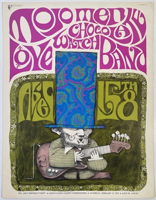 Lot 503 - US PSYCHEDELIA - 1967 POSTER - LOVE / CHOCOLATE WATCH BAND AND MORE.