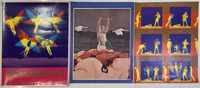 Lot 505 - WEST COAST PSYCHEDELIA - VICTOR MOSCOSO NEON ROSE 1967 POSTER TRIO.