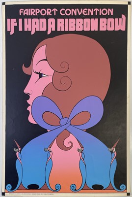 Lot 508 - FAIRPORT CONVENTION / HAPSHASH AND THE COLOURED COAT - OA138 - RIBBON BOW POSTER.