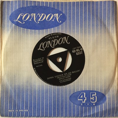 Lot 117 - SMILEY LEWIS - DOWN YONDER WE GO BALLIN' 7'' (ORIGINAL UK LONDON RELEASE - 45-HL-U 8337)