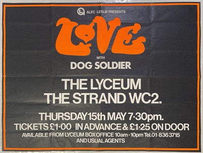 Lot 511 - LOVE - ORIGINAL LONDON LYCEUM POSTER.