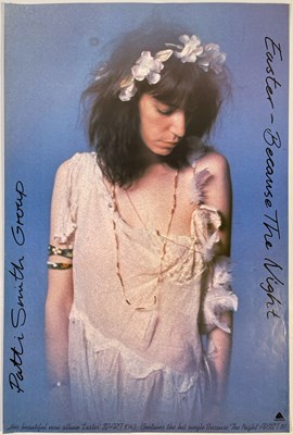 Lot 514 - PATTI SMITH - ORIGINAL 'EASTER' PROMOTIONAL POSTER.