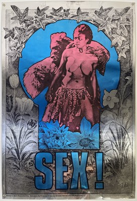 Lot 516 - MARTIN SHARP - SEX! 1967 BO2 POSTER.