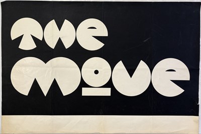 Lot 521 - THE MOVE - BLANK / UNUSED CONCERT POSTER.