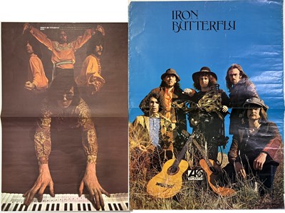 Lot 524 - IRON BUTTERFLY POSTERS.