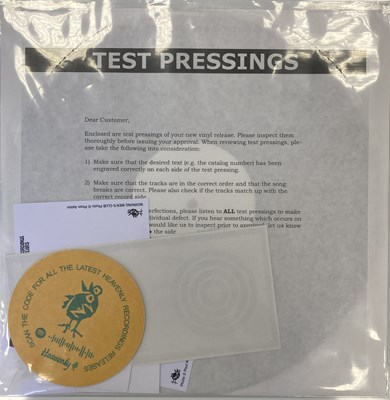 Lot 51 - WORKING MEN'S CLUB - WORKING MEN'S CLUB LP (2020 WHITE LABEL TEST PRESSING)