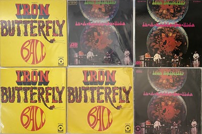 Lot 293 - IRON BUTTERFLY - LP COLLECTION (INC PROMOS / OVERSEAS / PRIVATE PRESSINGS)