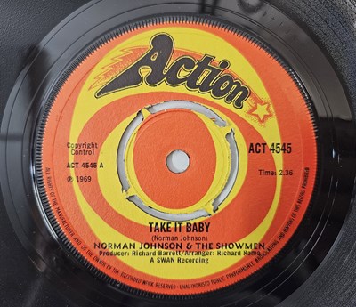Lot 2 - NORMAN JOHNSON & THE SHOWMEN - IN PARADISE 7" (ACT 4545 - ORIGINAL PRESSING)