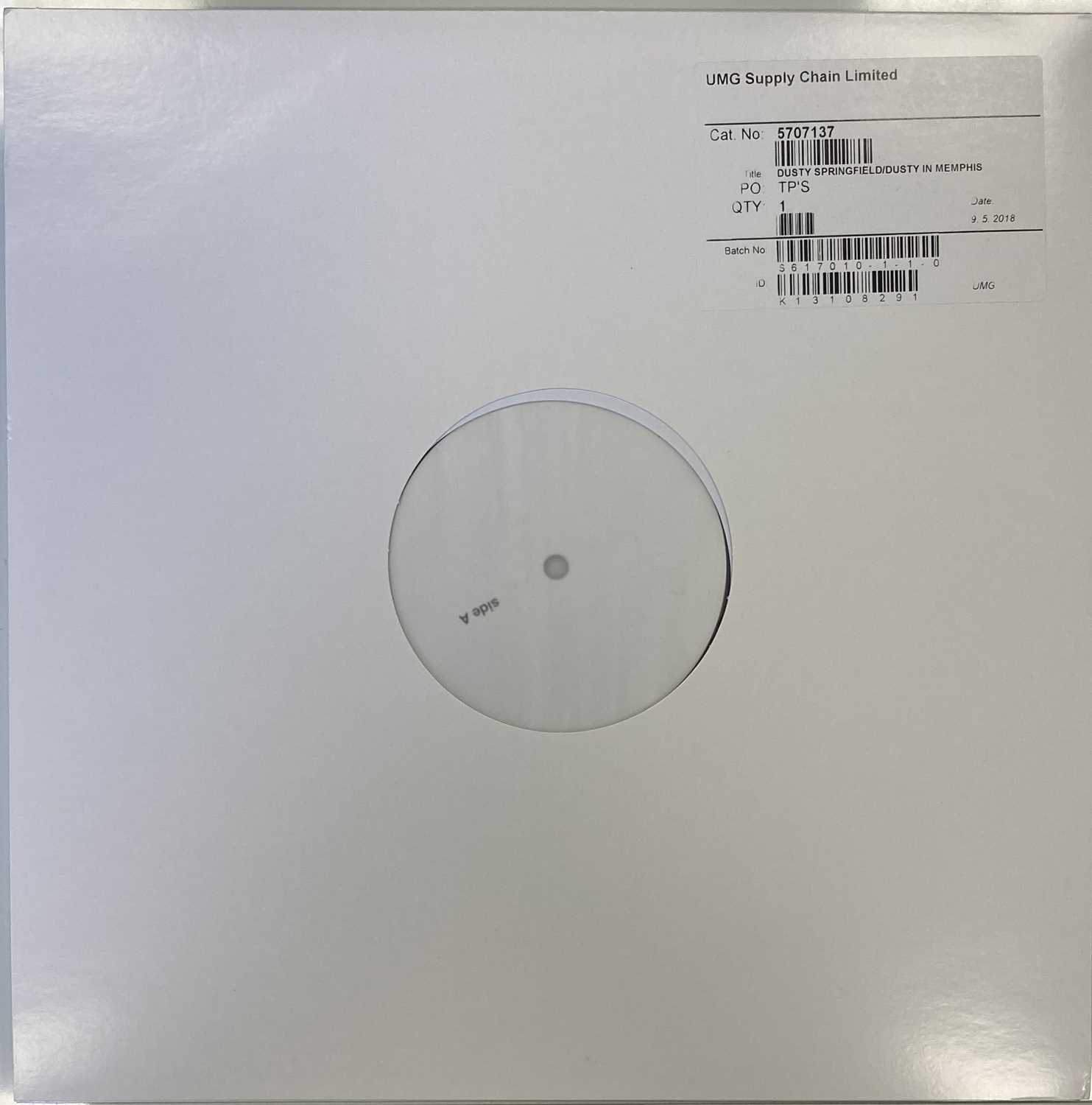 Lot 61 - DUSTY SPRINGFIELD - IN MEMPHIS LP (2018 WHITE LABEL TEST PRESSING)