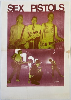 Lot 427 - THE SEX PISTOLS - ORIGINAL AND RARE PRESS PACK USING 1976 JAMIE REID POSTER DESIGN.