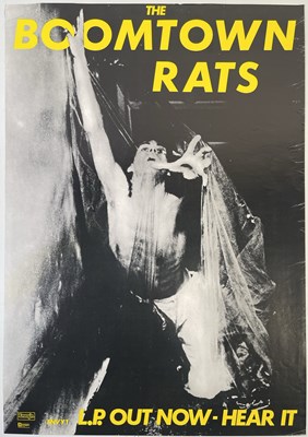 Lot 371 - THE BOOMTOWN RATS - ORIGINAL 1977 PROMOTIONAL POSTER FOR THE DEBUT ALBUM.