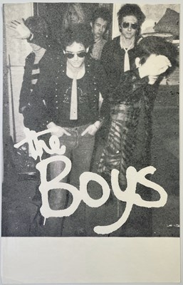 Lot 378 - PUNK INTEREST - ORIGINAL THE BOYS BLANK CONCERT/PROMO POSTER.
