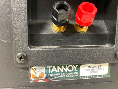 Lot 6 - TANNOY REVEAL 6P STUDIO MONITOR SPEAKERS.