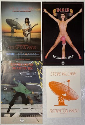 Lot 384 - VIRGIN RECORDS - 1970S PROMOTIONAL POSTERS INC STEVE HILLAGE.