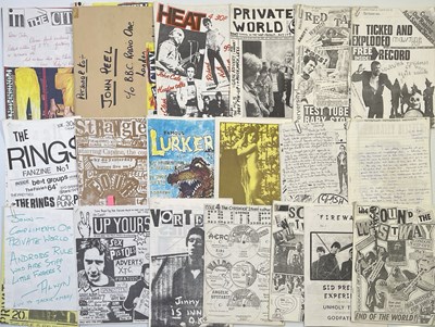 Lot 352 - JOHN'S ZINES - PUNK / INDIE / NEW WAVE - MANY WITH LETTERS TO JOHN.