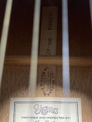 Lot 45 - SIGMA (MARTIN & CO) DM-4Y ACOUSTIC GUITAR.