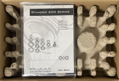 Lot 10 - WHARFEDALE DIAMOND 220 SPEAKERS -BLACKWOOD.