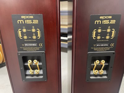 Lot 16 - EPOS M15.2 FLOORSTANDING SPEAKERS - ROSEWOOD.