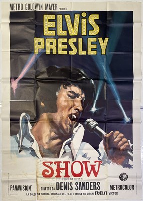Lot 356 - ELVIS - LARGE ITALIAN FOUR-SHEET POSTER FOR 'THAT'S THE WAY IT IS' (1970).
