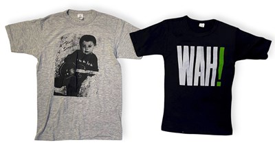 Lot 390 - T-SHIRTS - FLOCK OF SEAGULLS / WAH.