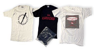Lot 394 - T-SHIRTS - PUNK / POST PUNK INC ADVERTS / LURKERS.