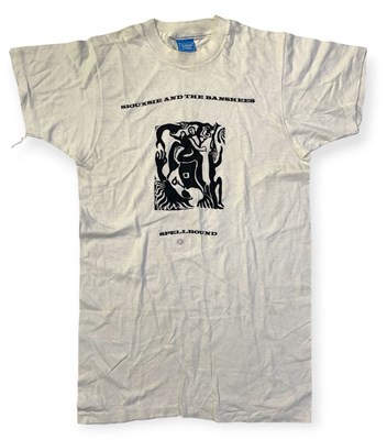 Lot 338 - SIOUXSIE AND THE BANSHEES - ORIGINAL SPELLBOUND T-SHIRT.