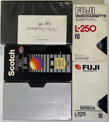 Lot 50 - DEF LEPPARD - PROMOTIONAL 'WHITE LABEL' VHS TAPES.