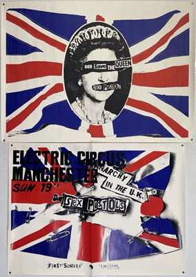 Lot 493 - THE SEX PISTOLS - C 1980S REPRINTS OF CLASSIC DESIGNS.