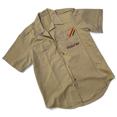 Lot 663 - BOB MARLEY - VERY RARE ORIGINAL 'RASTAMAN VIBRATION' SHIRT.