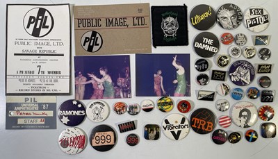 Lot 480 - PUNK BADGE COLLECTION.