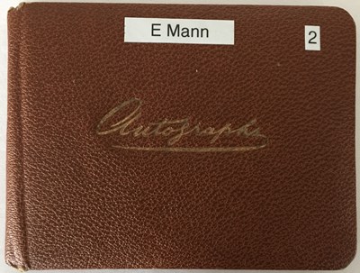 Lot 76 - AUTOGRAPH BOOK WITH STARS OF STAGE AND SCREEN - RICHARD ATTENBOROUGH / FRANKIE HOWERD AND MORE.