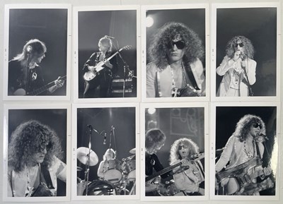 Lot 159 - MOTT THE HOOPLE INC MICK RONSON - EIGHT ORIGINAL 1973 PHOTOGRAPHS.
