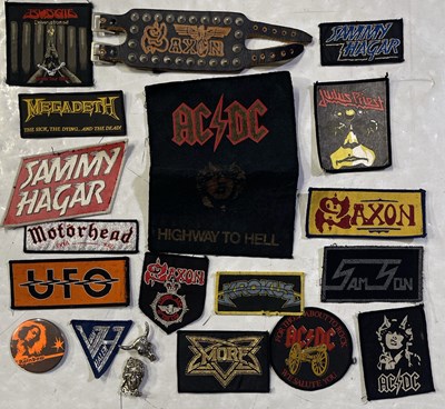 Lot 53 - HARD ROCK / METAL - VINTAGE PATCHES AND PROGRAMME COLLECTION.
