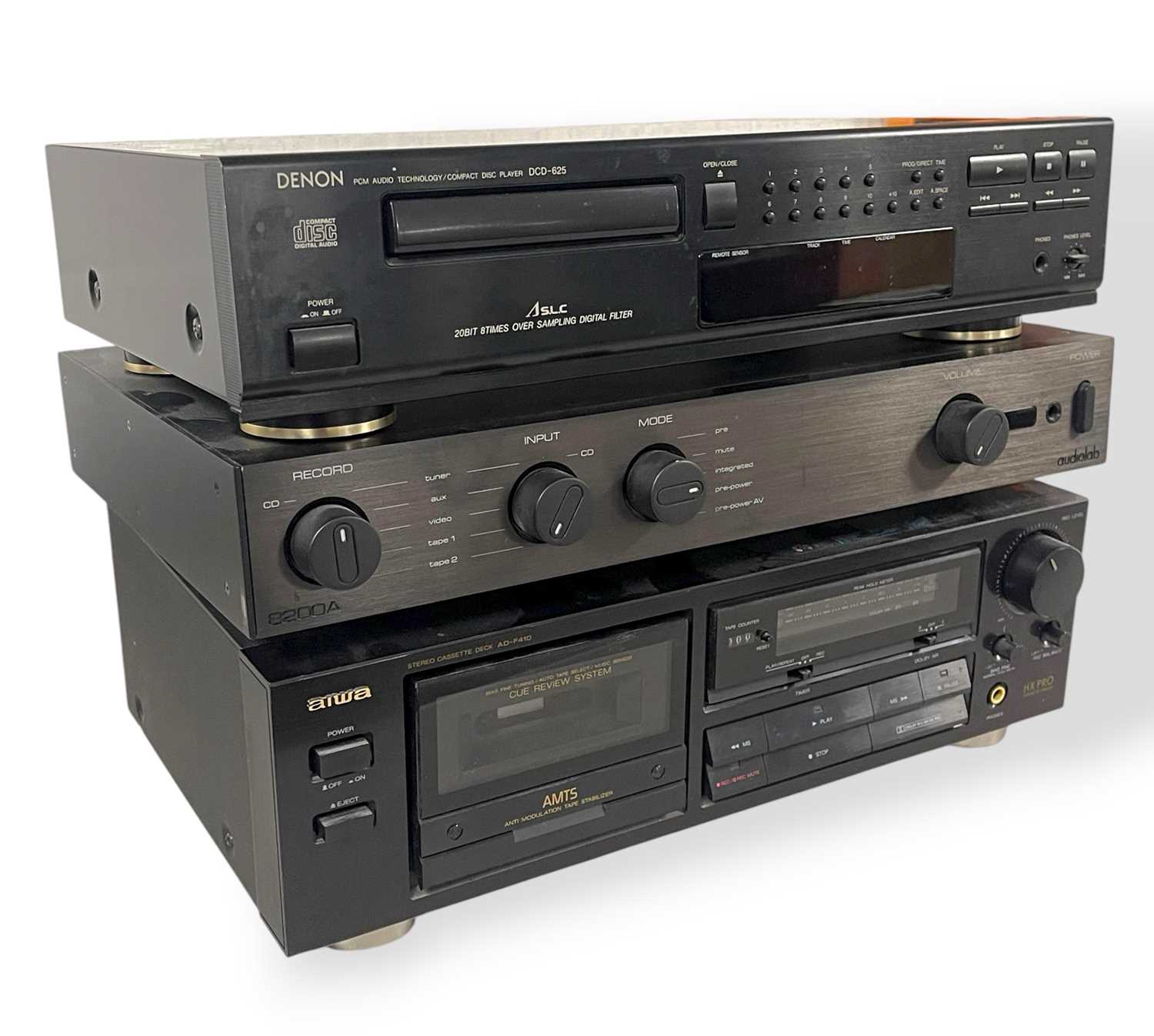 Lot 19 - HIFI EQUIPMENT (AUDIOLAB, DENON, AIWA).
