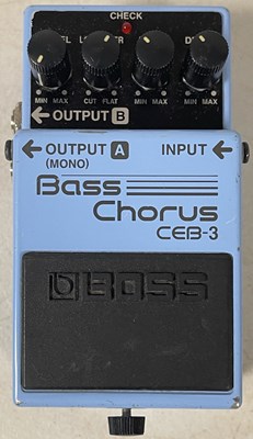 Lot 21 - BOSS BASS CHORUS EFFECT PEDAL.