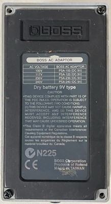 Lot 21 - BOSS BASS CHORUS EFFECT PEDAL.