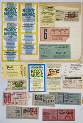 Lot 152 - CLASSIC ROCK AND POP TICKETS - GERMAN CONCERTS - BOWIE / WINGS / GENESIS.