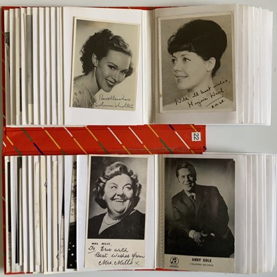Lot 91 - AUTOGRAPHED POSTCARDS / PHOTOGRAPHS - 1960S STARS INC CARRY ON STARS.
