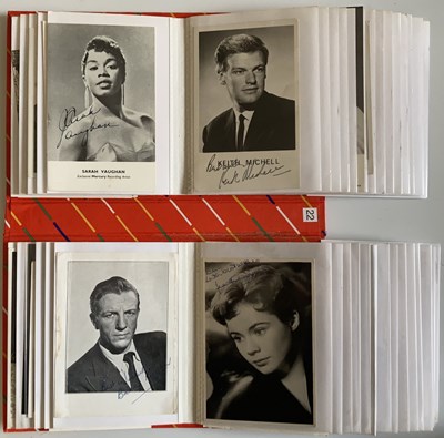 Lot 91 - AUTOGRAPHED POSTCARDS / PHOTOGRAPHS - 1960S STARS INC CARRY ON STARS.