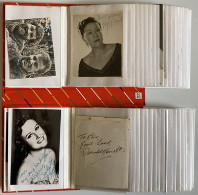 Lot 91 - AUTOGRAPHED POSTCARDS / PHOTOGRAPHS - 1960S STARS INC CARRY ON STARS.